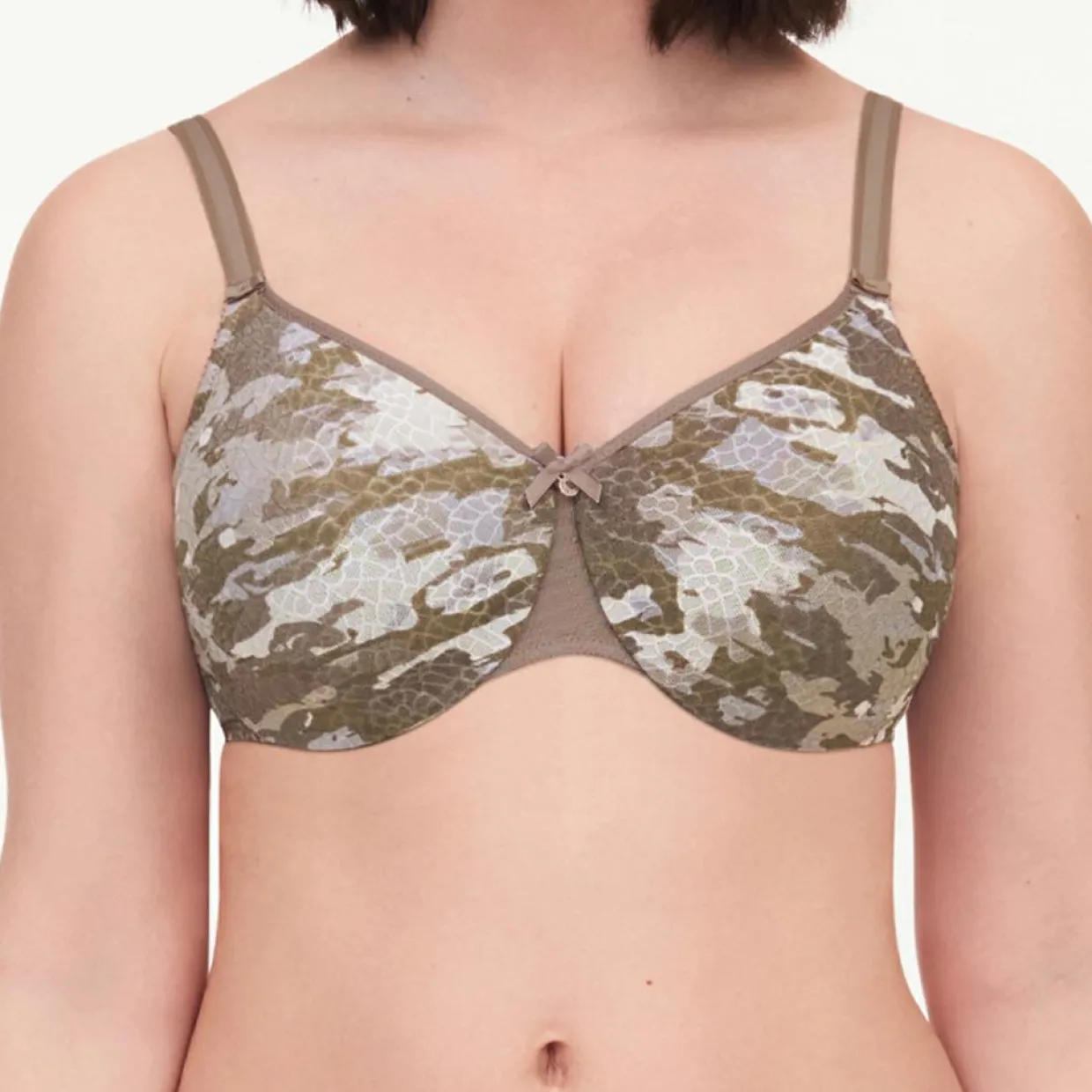 Femme Chantelle Lingerie, Nuit^Soutien-gorge Très Enveloppant avec armatures Magnifique camouflage multicolore
