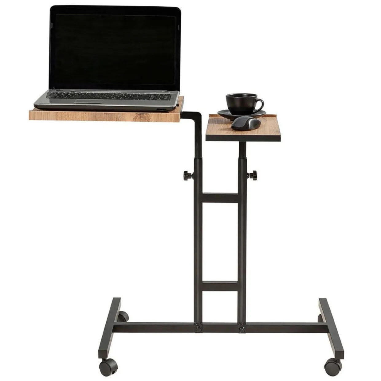 Support ordinateur portable Glen Atlantic bois/noir - 67x87x45.5 cm-Wooden Art Sale