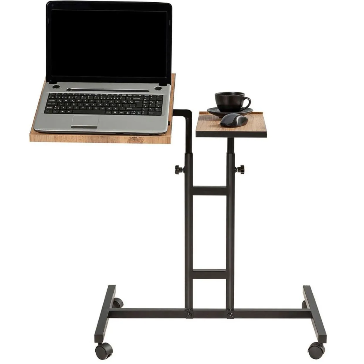 Support ordinateur portable Glen Atlantic bois/noir - 67x87x45.5 cm-Wooden Art Sale