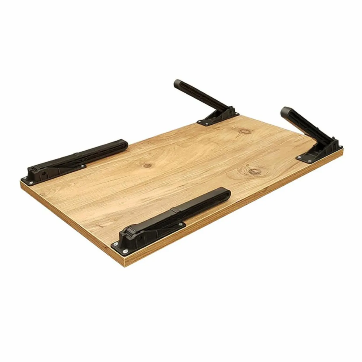 Support pour ordinateur portable Gusto pin/noir - 35x60x24.5 cm-Wooden Art Sale