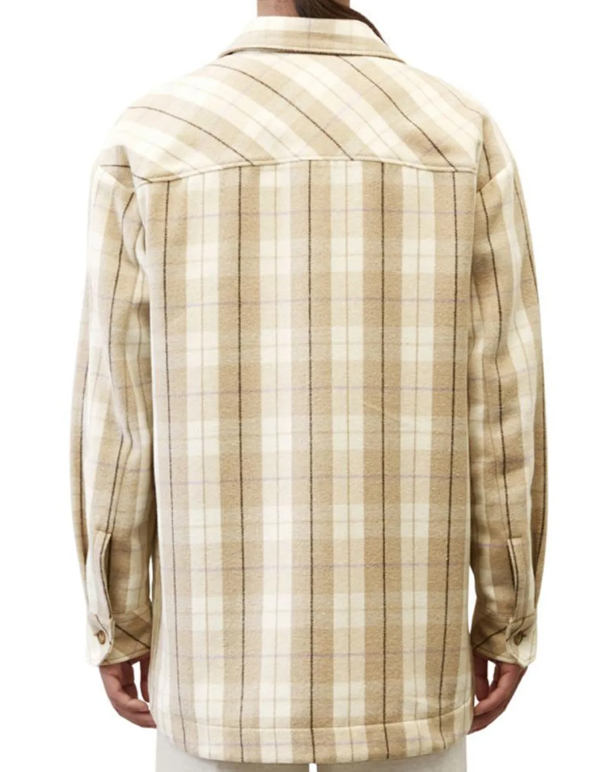 Surchemise à carreaux beige-Marc O'Polo Clearance