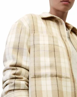 Surchemise à carreaux beige-Marc O'Polo Clearance