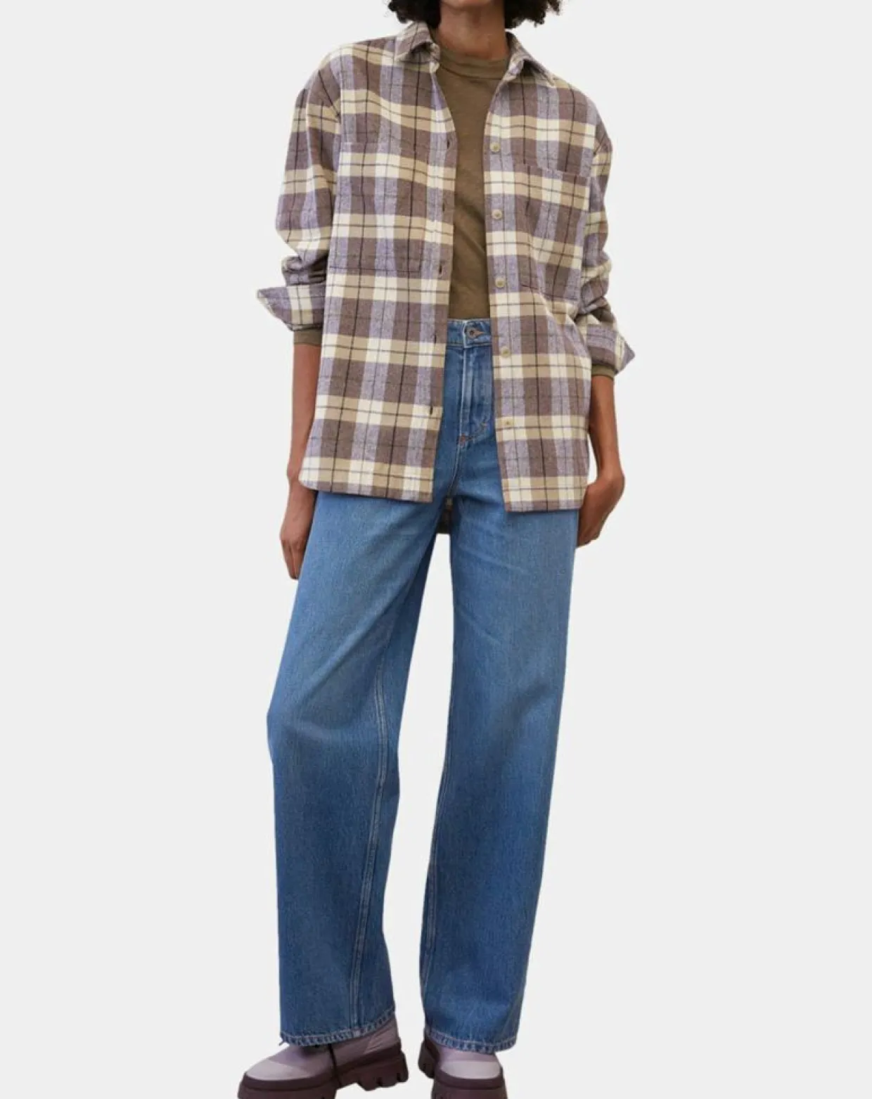 Femme Marc O'Polo Chemises^Surchemise à carreaux multicolore