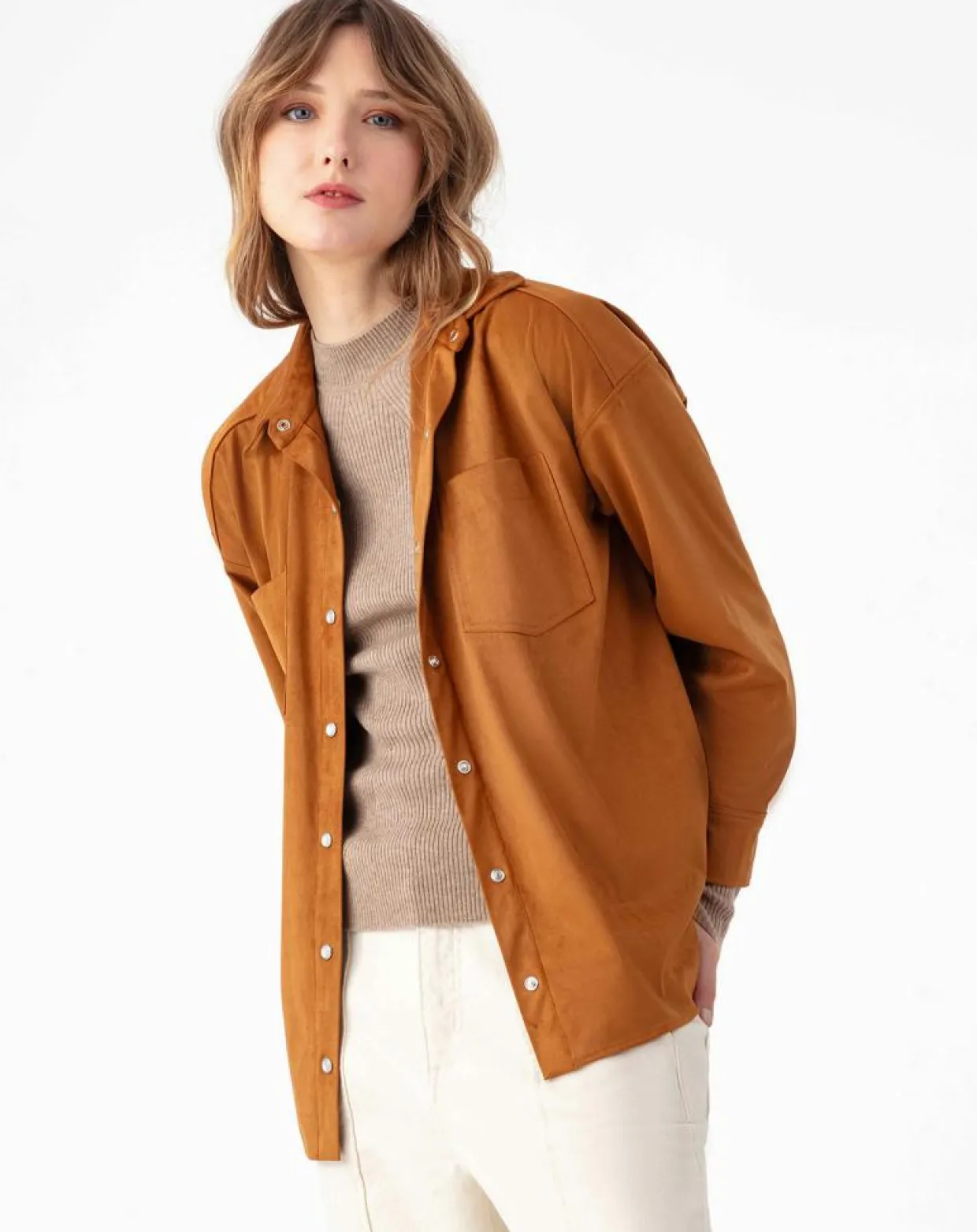 Femme Indies Chemises^Surchemise Cybele tabac