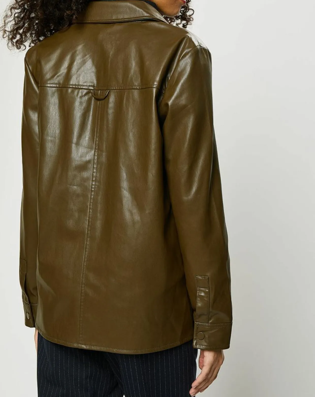 Surchemise décontractée Army kaki-Esprit Best