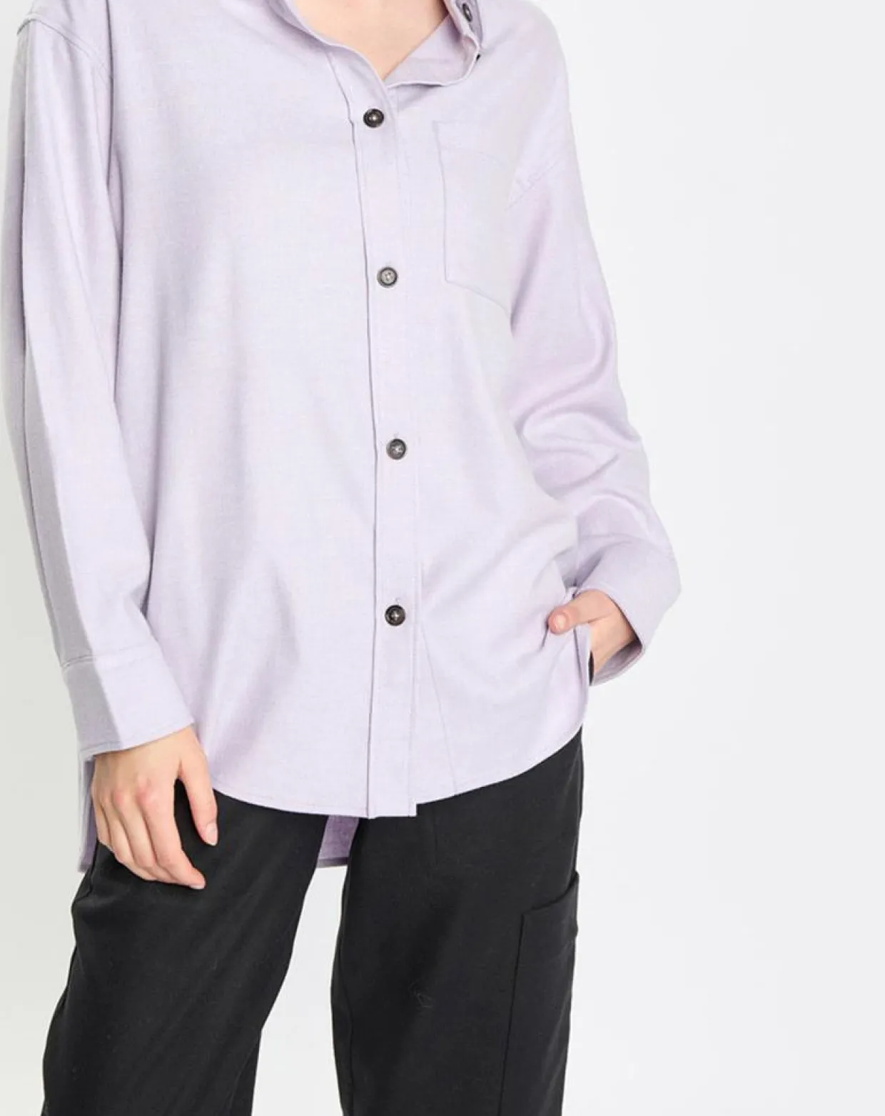 Surchemise en Laine mélangée violet clair-Marc O'Polo Outlet
