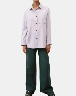 Surchemise en Laine mélangée violet clair-Marc O'Polo Outlet
