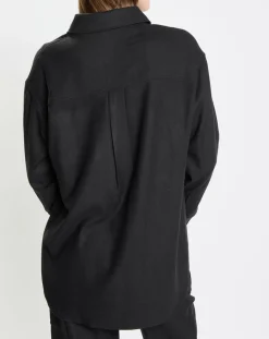 Surchemise en Laine mélangée noire-Marc O'Polo New