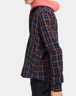 Surchemise légère à carreaux bleu marine-Scotch & Soda Sale