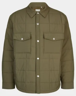 Homme Gant Vestes, Blousons^Surchemise matelassée kaki