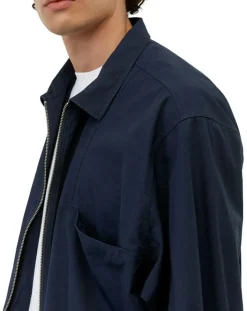 SurChemise Oversize Coton Organic bleu marine-Marc O'Polo New
