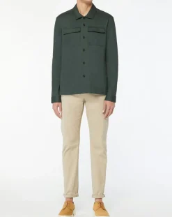Surchemise Regular Fit Worker verte-Hackett London Discount
