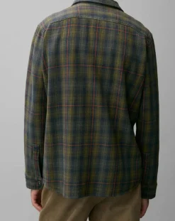 Surchemise Tartan à Poches kaki/bleu-Marc O'Polo New