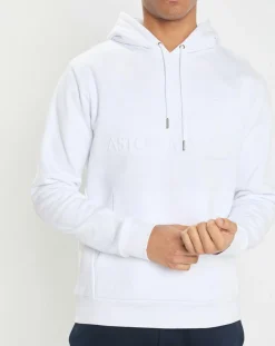 Homme Hackett London Sweats^Sweat à capuche Aston Martin Racing blanc
