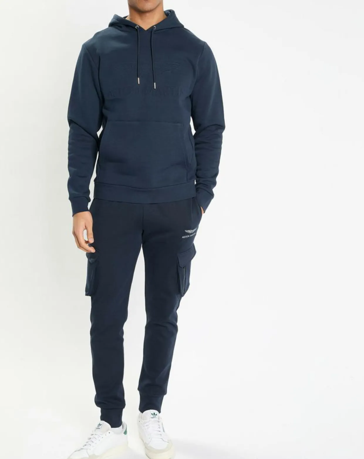 Sweat à capuche Aston Martin Racing bleu marine-Hackett London Hot