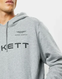 Homme Hackett London Sweats^Sweat à capuche Aston Martin Racing gris