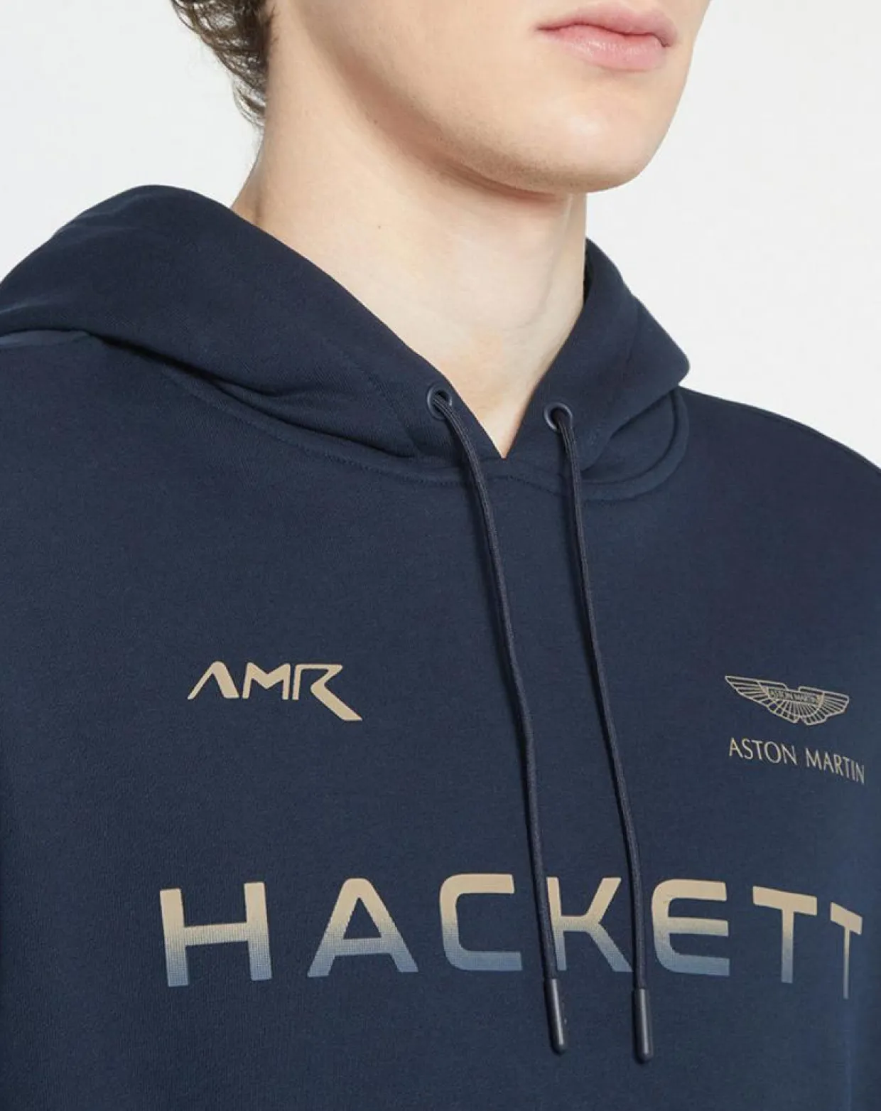 Sweat à capuche Aston Martin Racing bleu marine-Hackett London Outlet