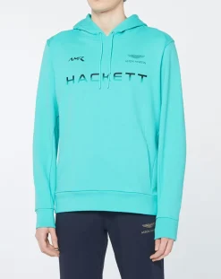 Sweat à capuche Aston Martin Racing bleu moyen-Hackett London Best