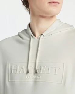 Sweat à capuche blanc-Hackett London Outlet