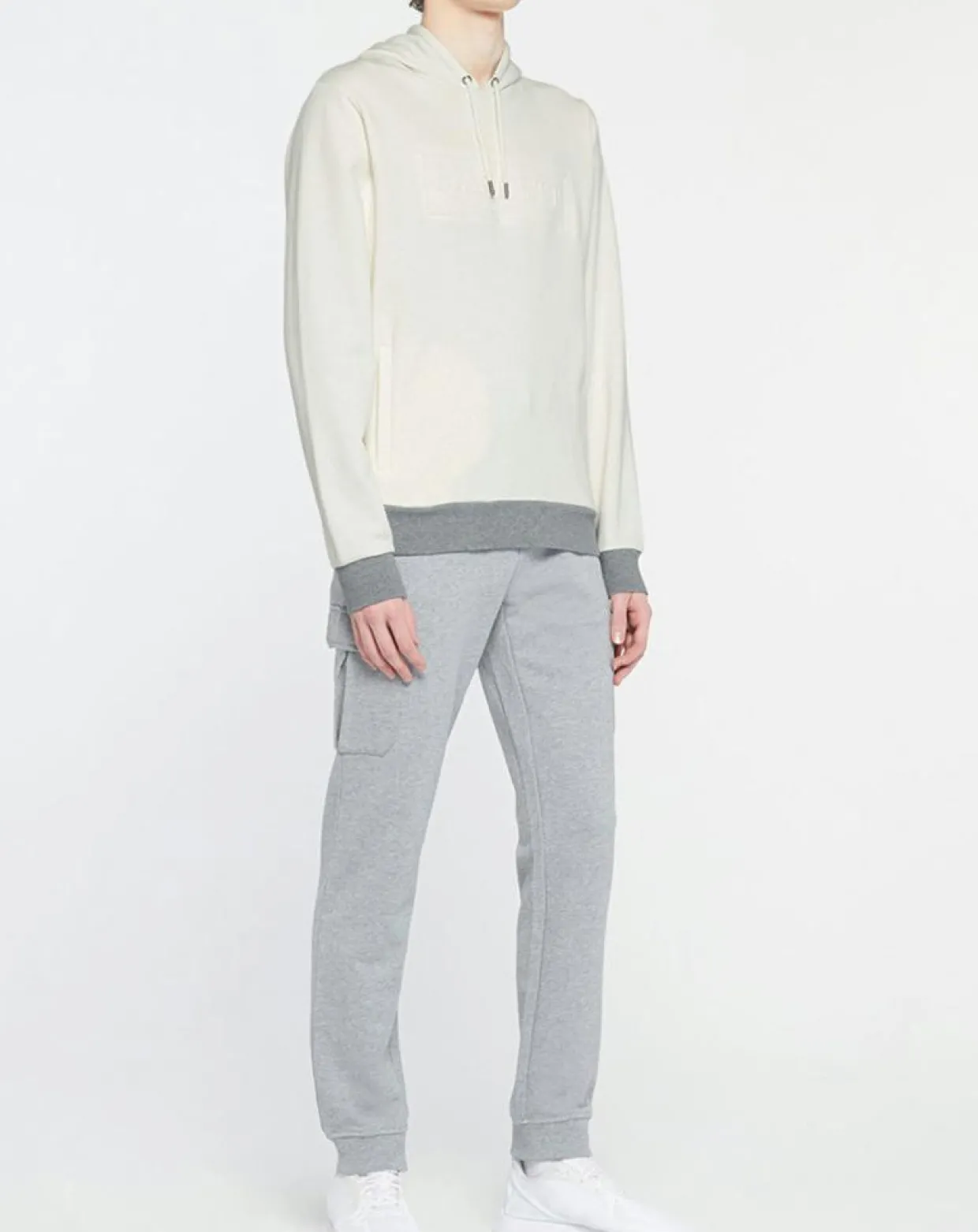 Sweat à capuche blanc-Hackett London Outlet