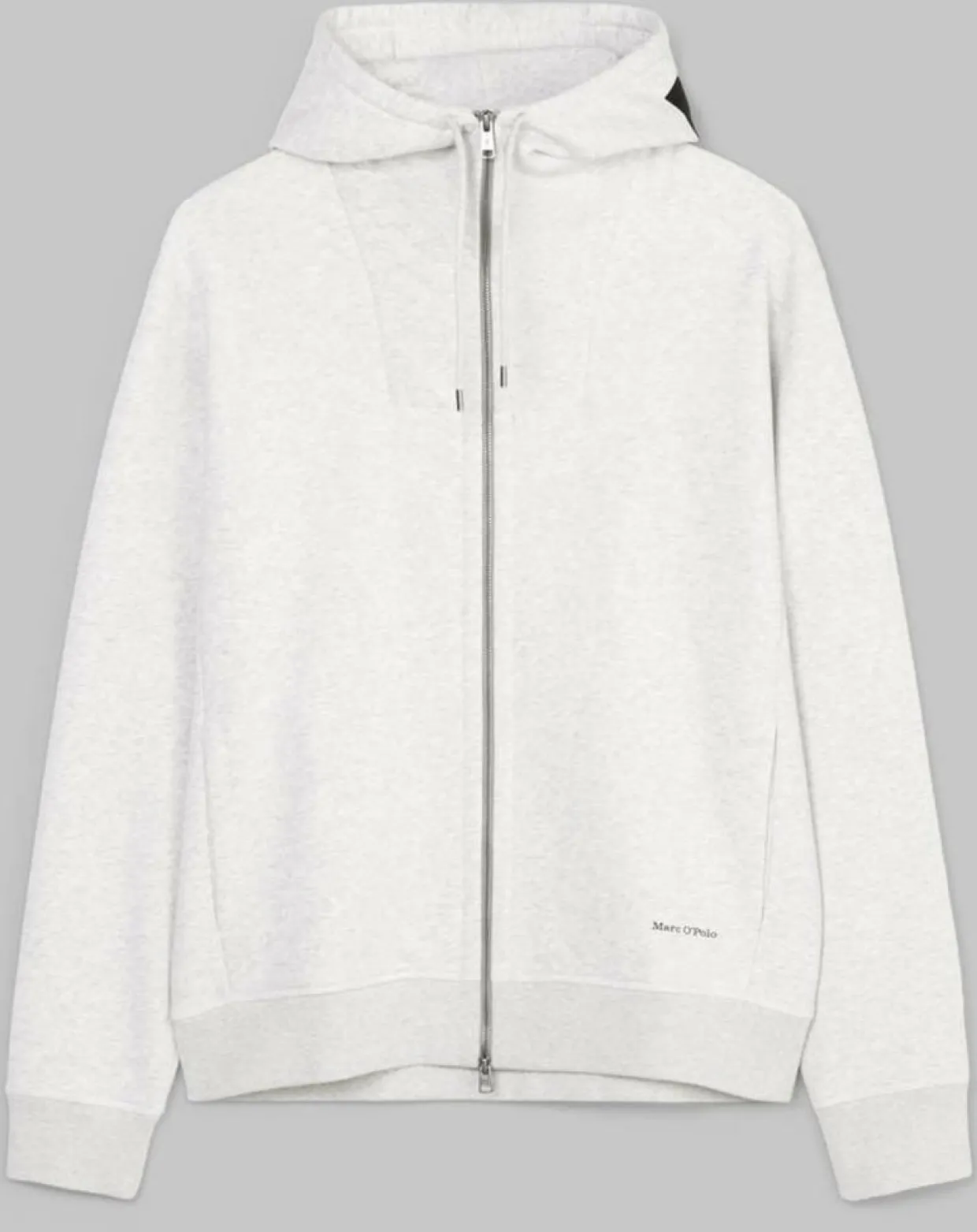 Sweat à Capuche Full Zip gris clair-Marc O'Polo Sale