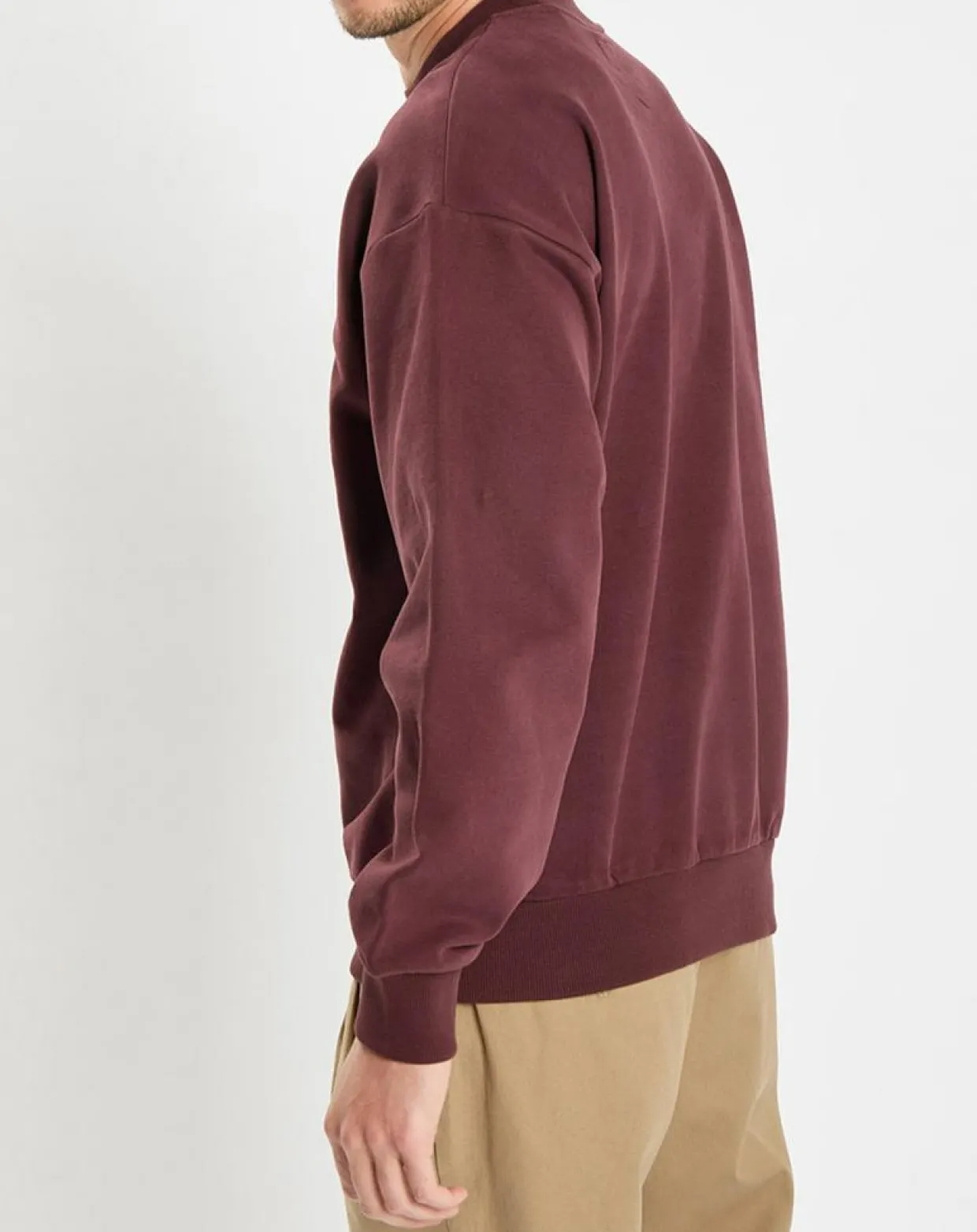 Sweat 100% Coton Bio Artwork bordeaux-Marc O'Polo Hot