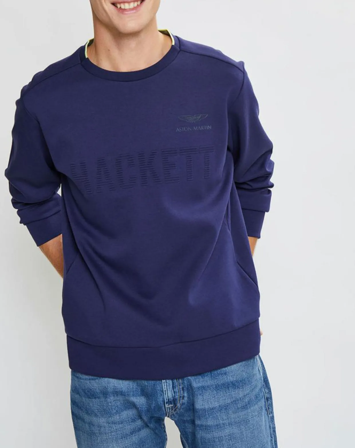 Sweat Aston Martin Racing bleu marine-Hackett London Hot