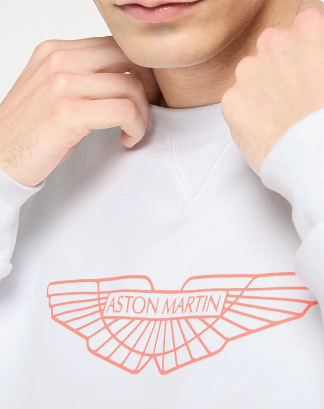 Sweat Aston Martin Racing blanc-Hackett London Best