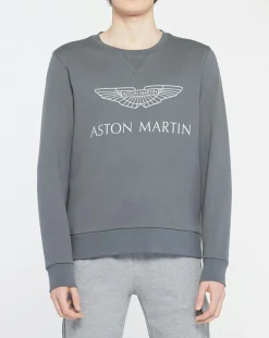 Sweat Aston Martin Racing gris-Hackett London New