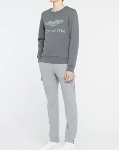 Sweat Aston Martin Racing gris-Hackett London New