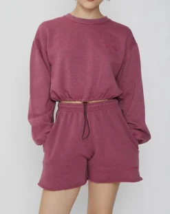 Femme BDG by Urban Outfitters Pulls^Sweat bubble hem framboise
