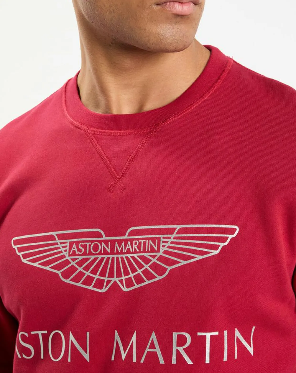 Homme Hackett London Sweats^Sweat col rond Aston Martin Racing rouge