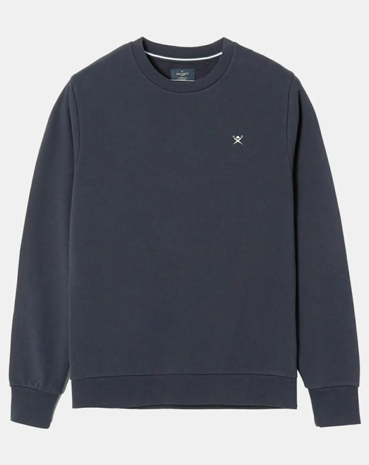 Sweat col rond bleu foncé-Hackett London New
