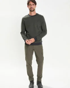 Sweat col rond Chevron vert-Hackett London Best