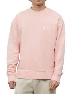 Homme Marc O'Polo Sweats^Sweat Col Rond Coton Organic rose clair