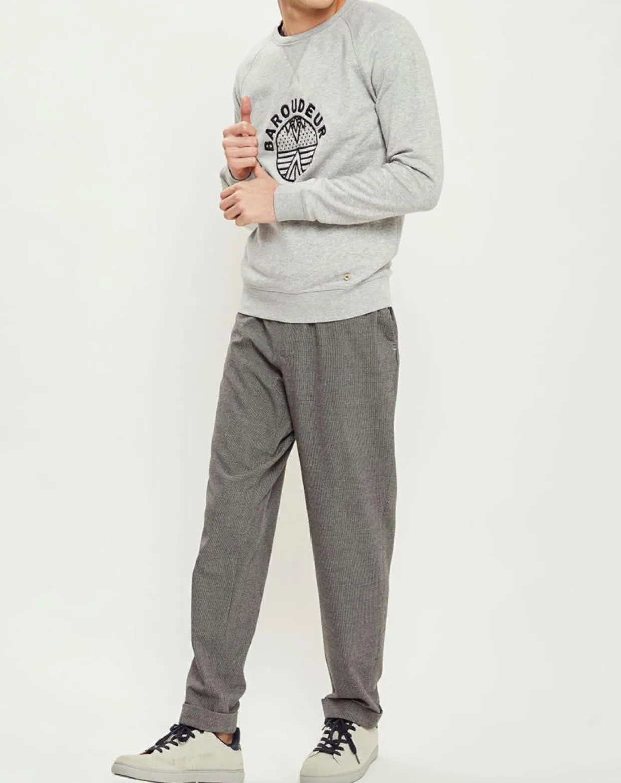 Sweat col rond Darney gris-Faguo Best