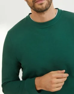 Homme Cyrillus Sweats^Sweat col rond vert