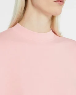 Sweat court en Coton bio molletonné Billie rose-Galeries Lafayette Online