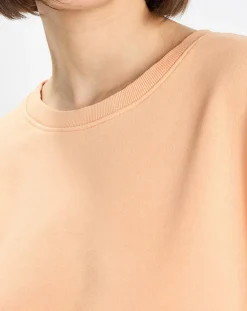 Sweat Crew Neck Coton Bio orange clair-Marc O'Polo Discount