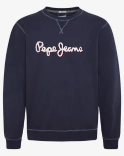 Sweat Crewnk Logo 3J bleu-Pepe Jeans Best