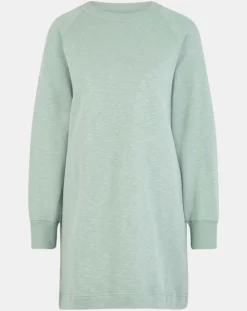 Sweat droit et long en Coton Lenny vert clair-Galeries Lafayette Hot