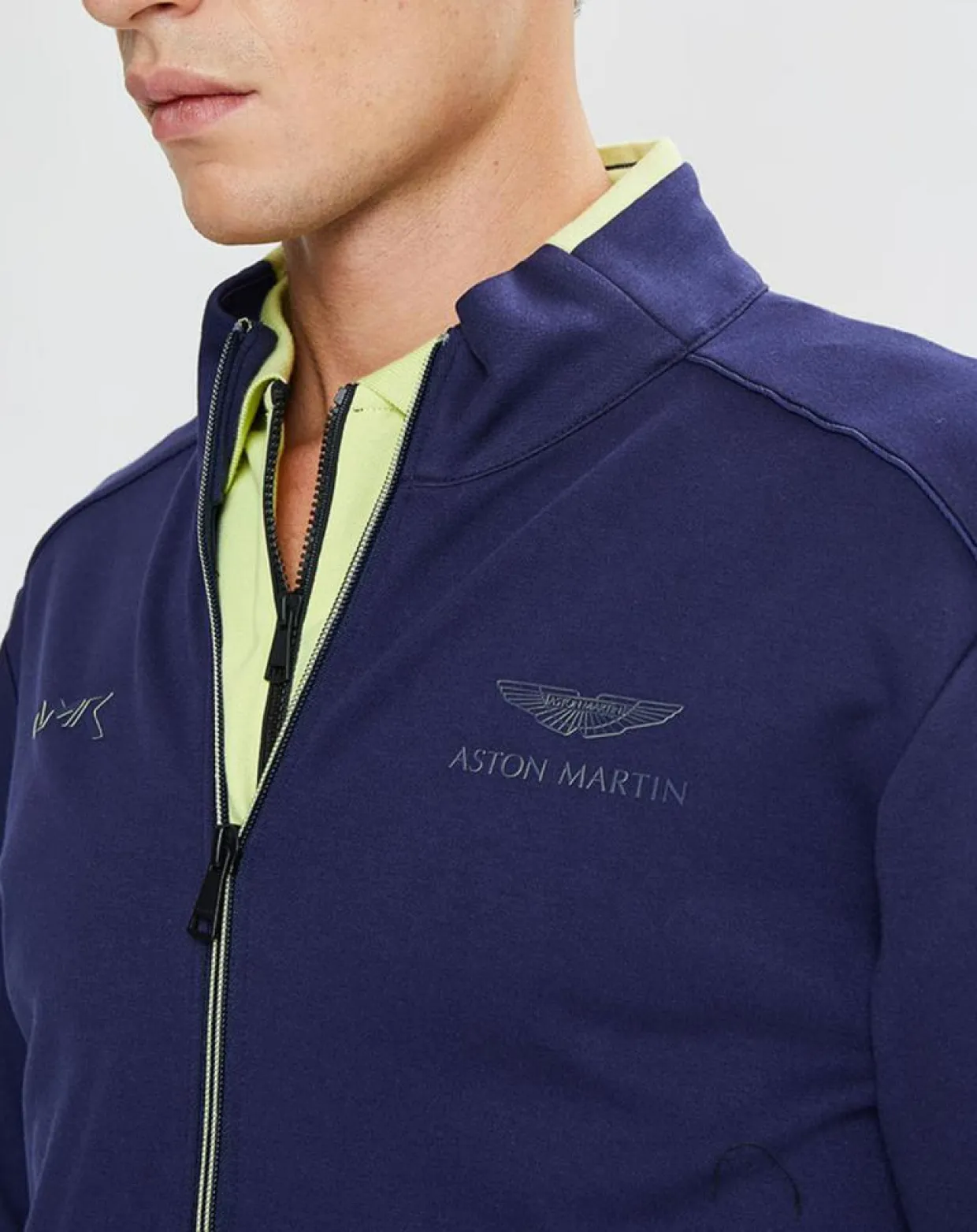 Homme Hackett London Gilets Et Cardigans^Sweat en Jersey col montant bleu marine
