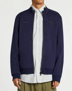 Homme Hackett London Gilets Et Cardigans^Sweat en Jersey col montant bleu marine