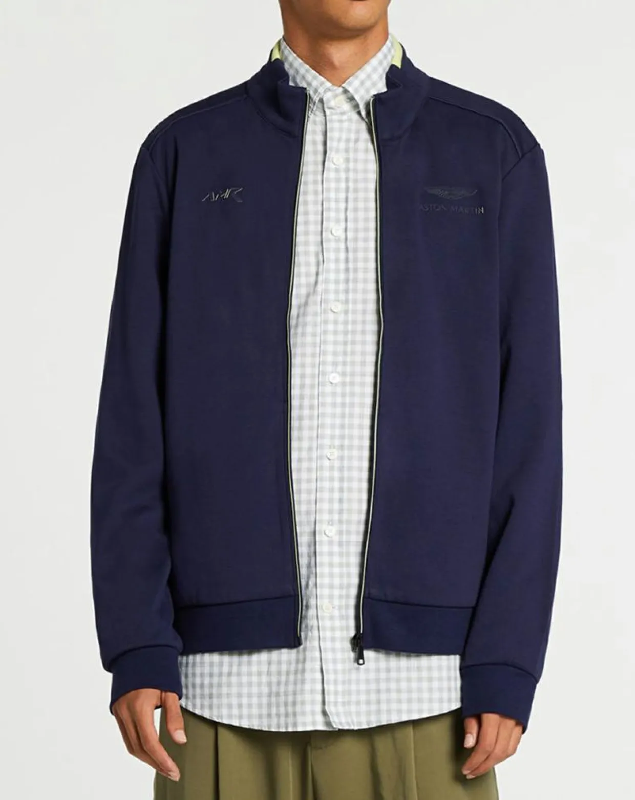 Homme Hackett London Gilets Et Cardigans^Sweat en Jersey col montant bleu marine