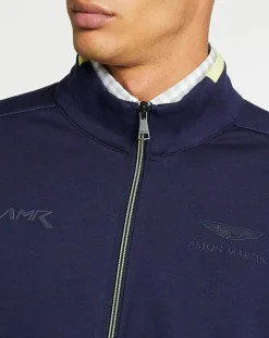 Homme Hackett London Gilets Et Cardigans^Sweat en Jersey col montant bleu marine