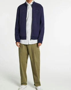 Homme Hackett London Gilets Et Cardigans^Sweat en Jersey col montant bleu marine