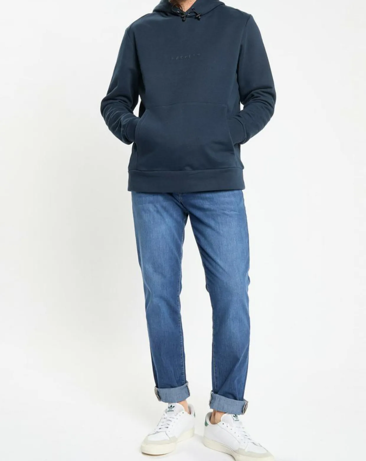Sweat enfilable bleu-Hackett London Clearance