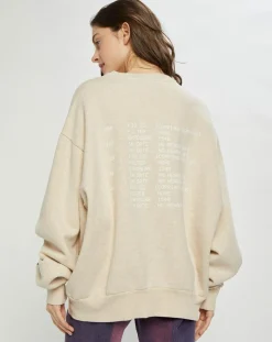 Femme Acne Studios Pulls^Sweat Fa-Ux imprimé beige/violet