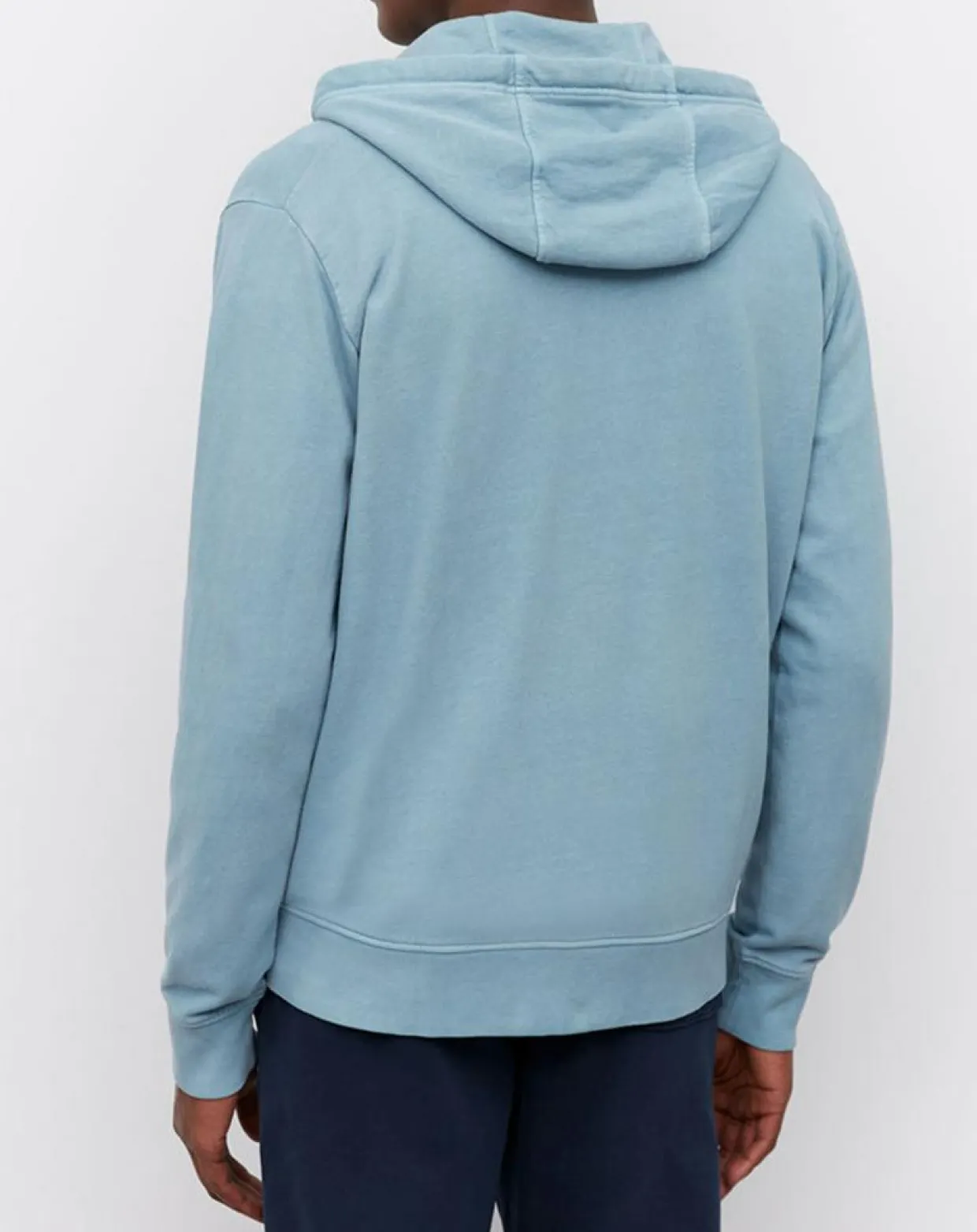 Homme Marc O'Polo Pulls^Sweat Full Zip à Capuche Coton Organic bleu clair
