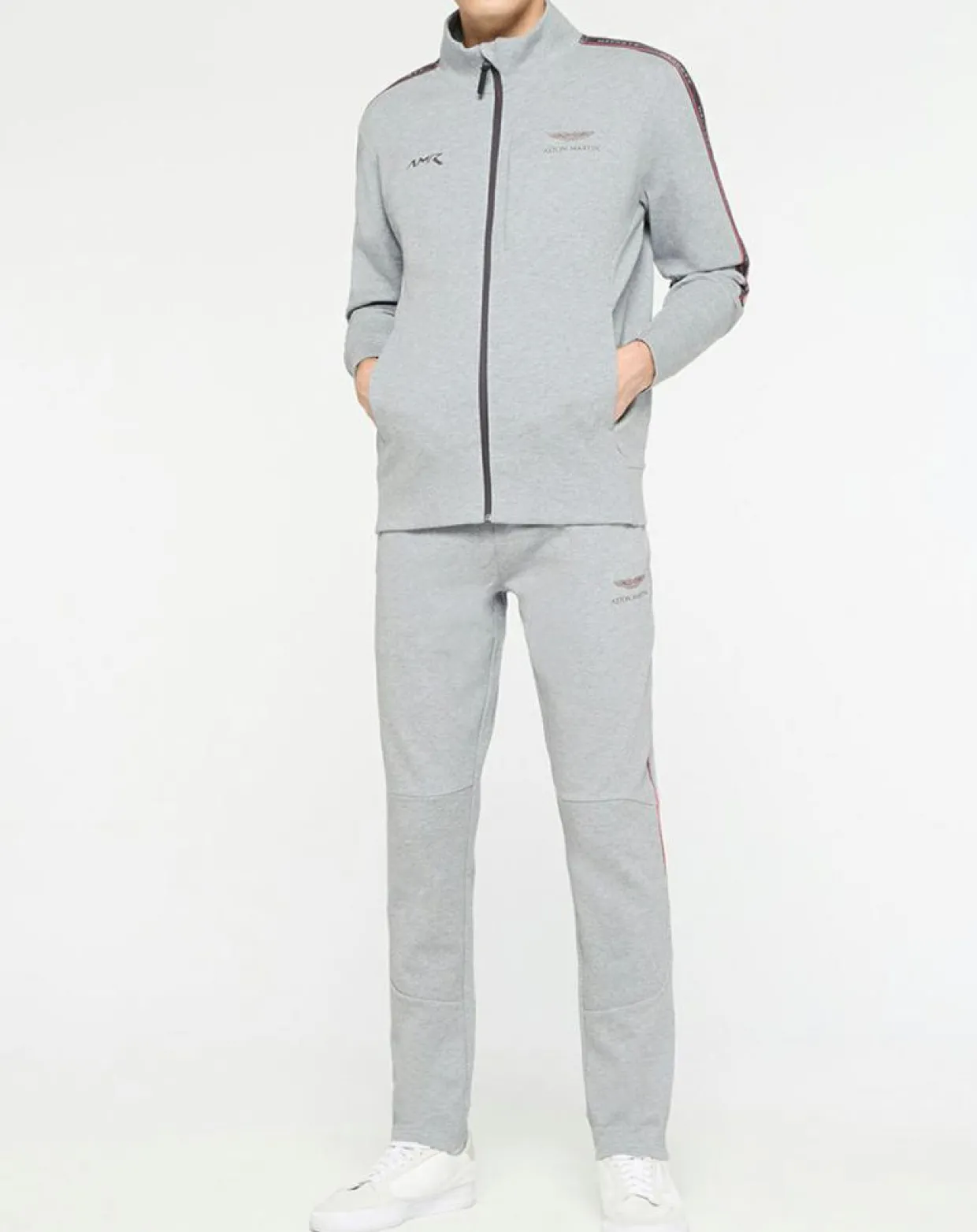 Sweat Galon Aston Martin Racing gris chiné-Hackett London Clearance
